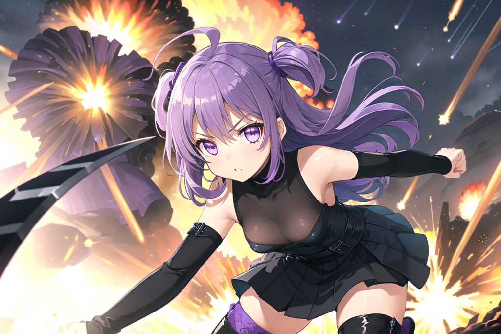 対怪異事件処理特務室の任務風景（三女）