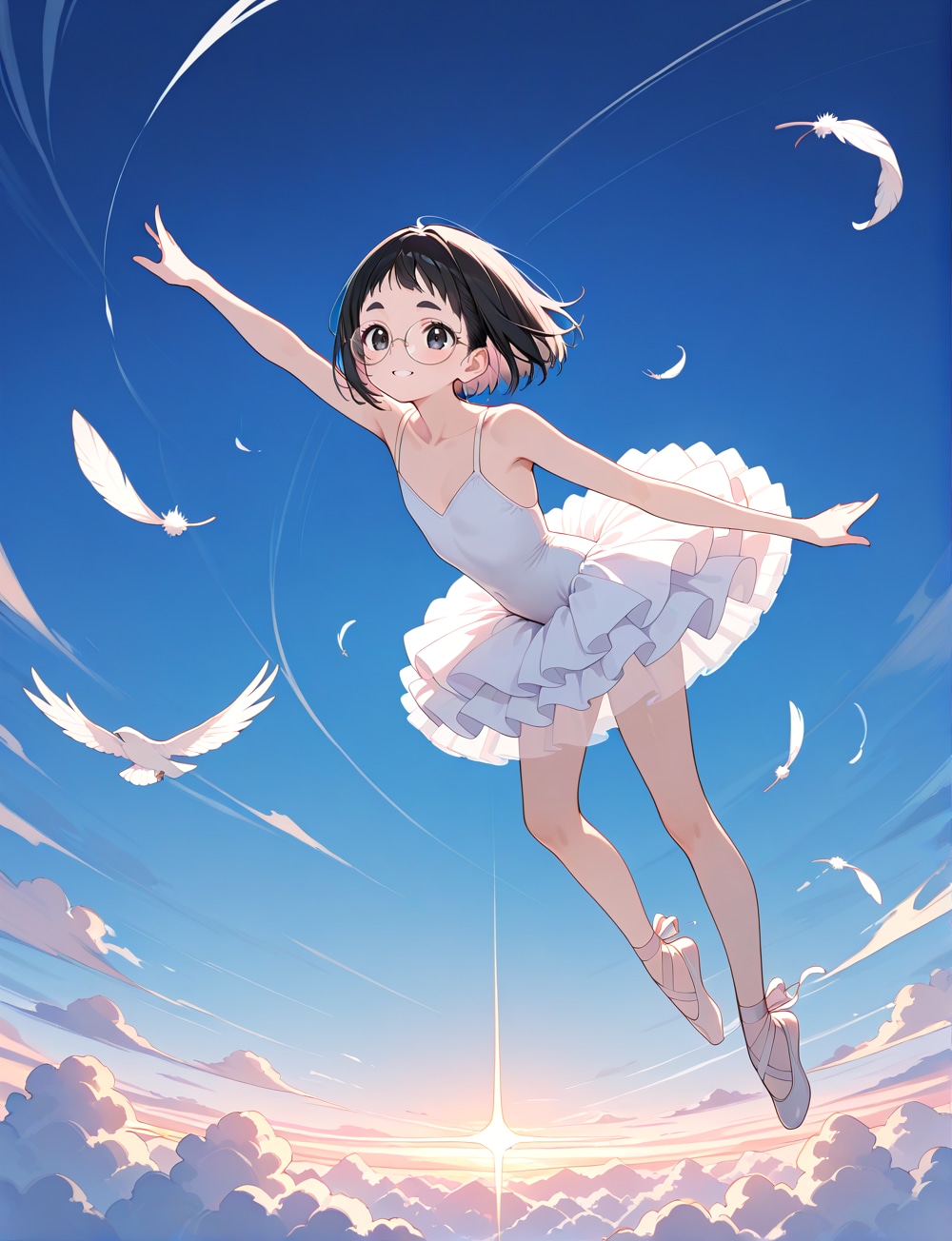 白鳥ちゃんの渡り | の人気AIイラスト・グラビア