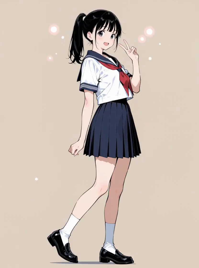 変身、魔法少女 マイ【パラパライラスト】