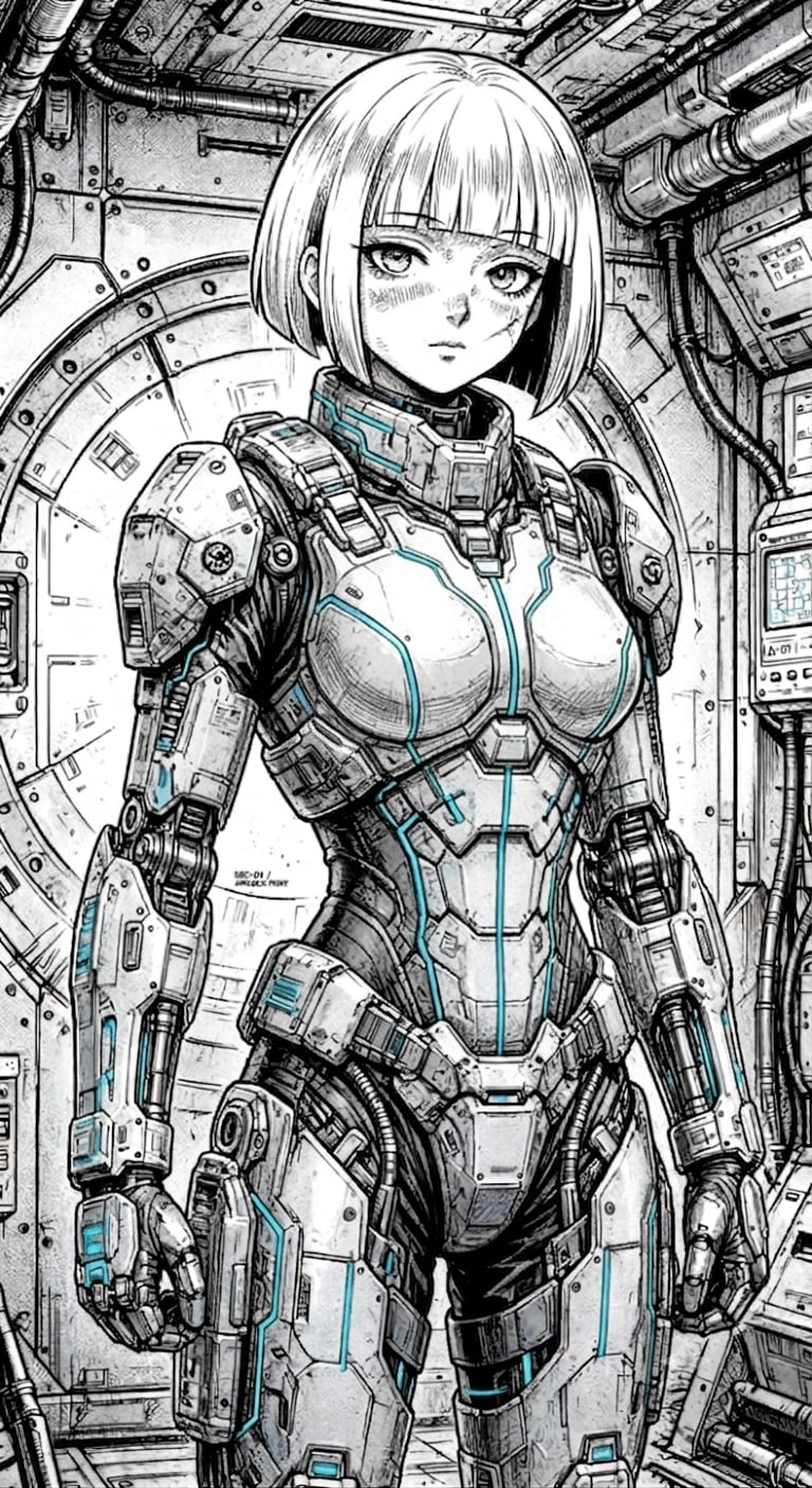 SFアーマー軍人少女 | の人気AIイラスト・グラビア