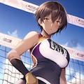バレーボール美女 2枚目