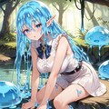 青スライムさん写真集 10枚目