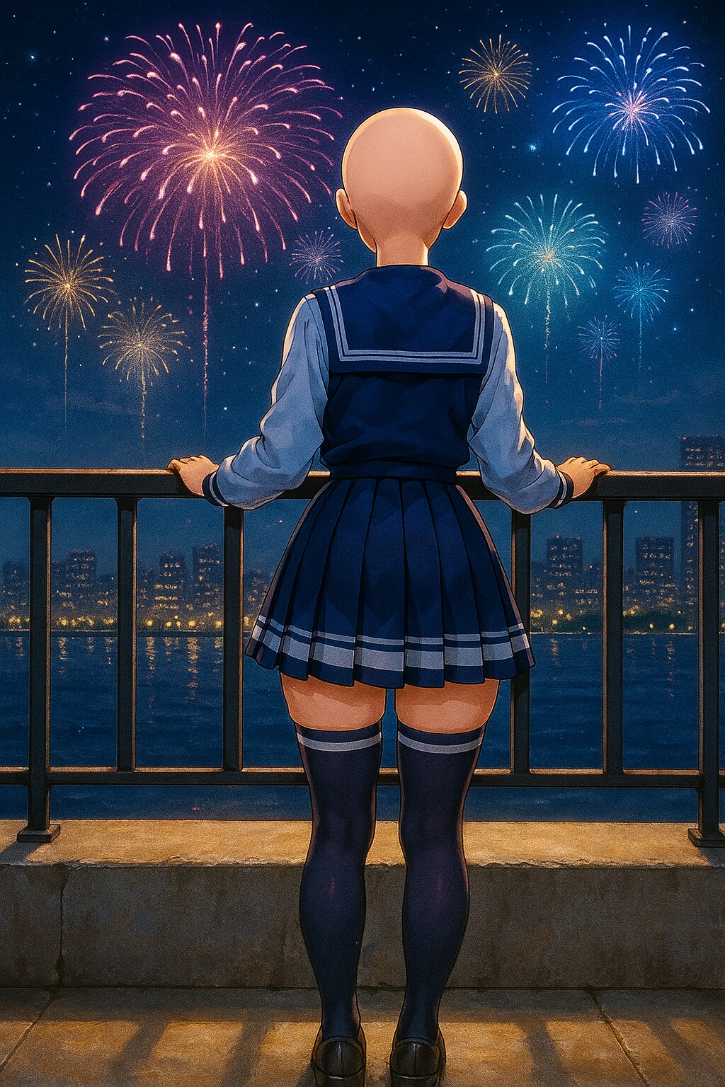 花火とスキンヘッド