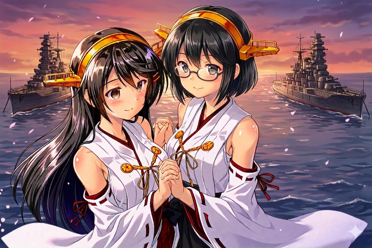 霧島と榛名の竣工日🎉