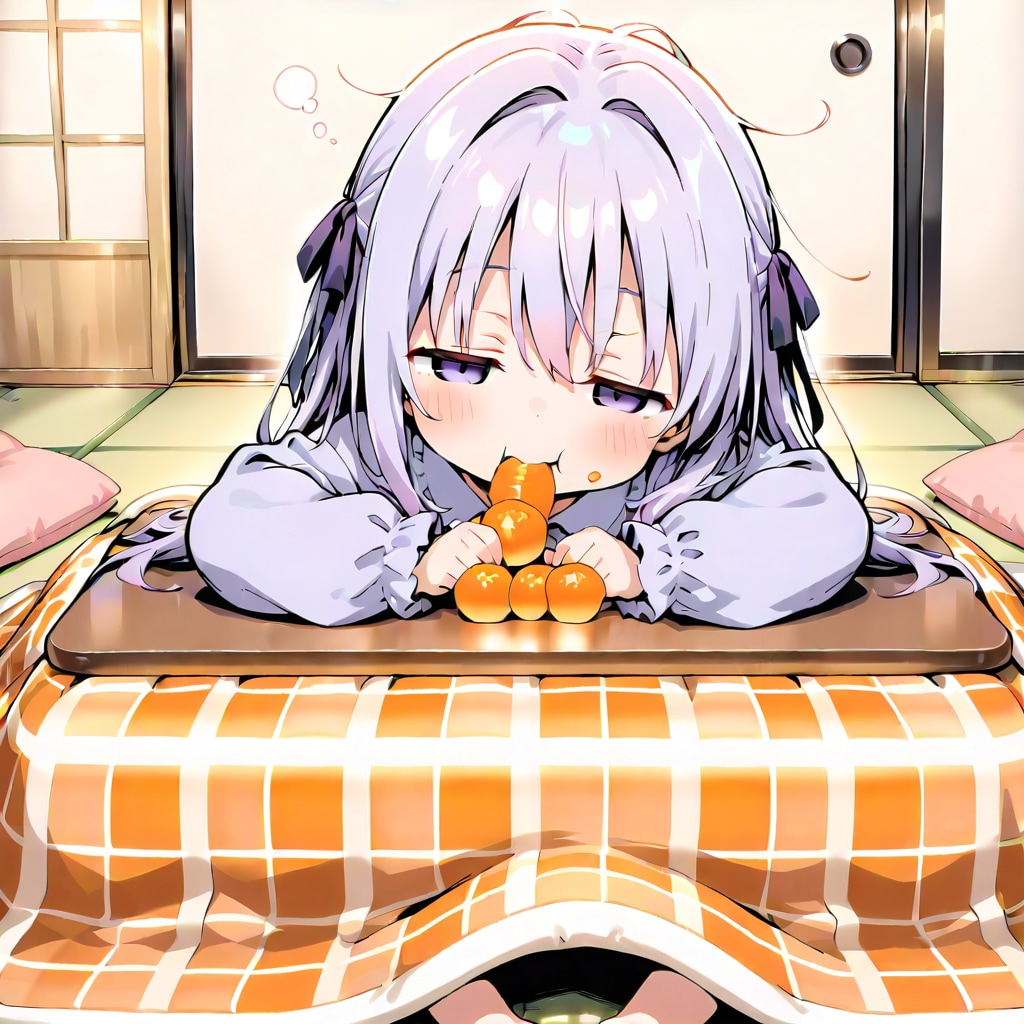 炬燵の魔力　「ねむい・・・」