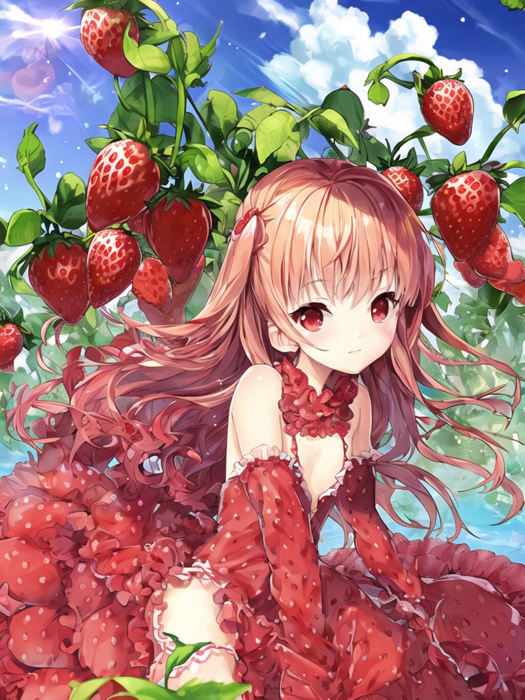 試験 : Strawberry Costume