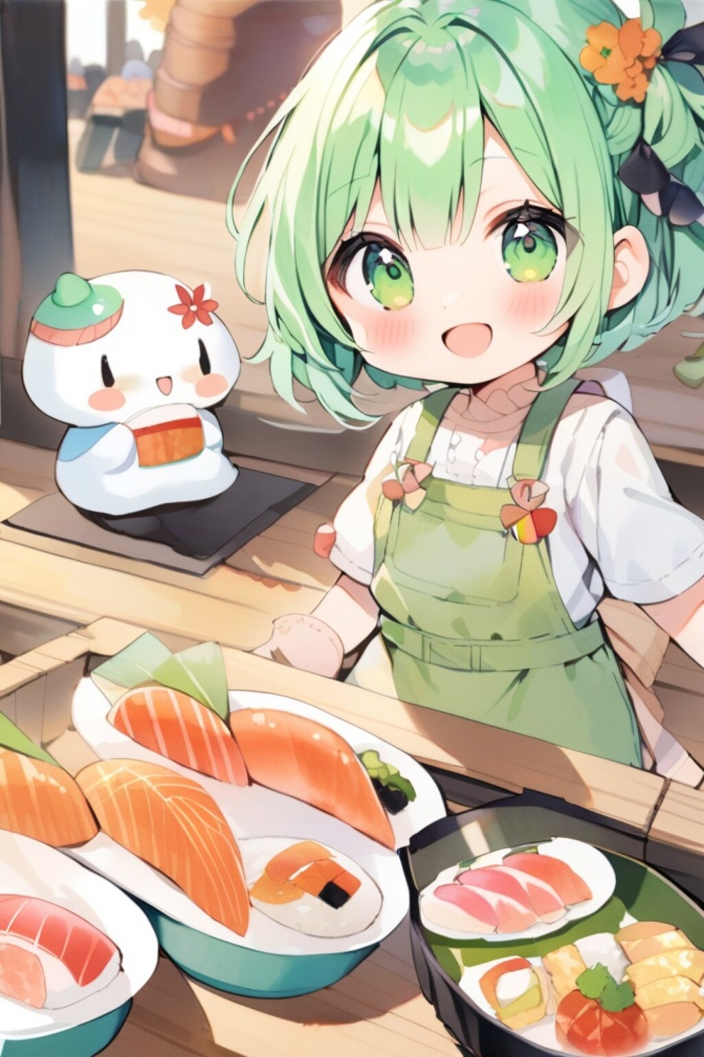 ちよるちゃんとお寿司