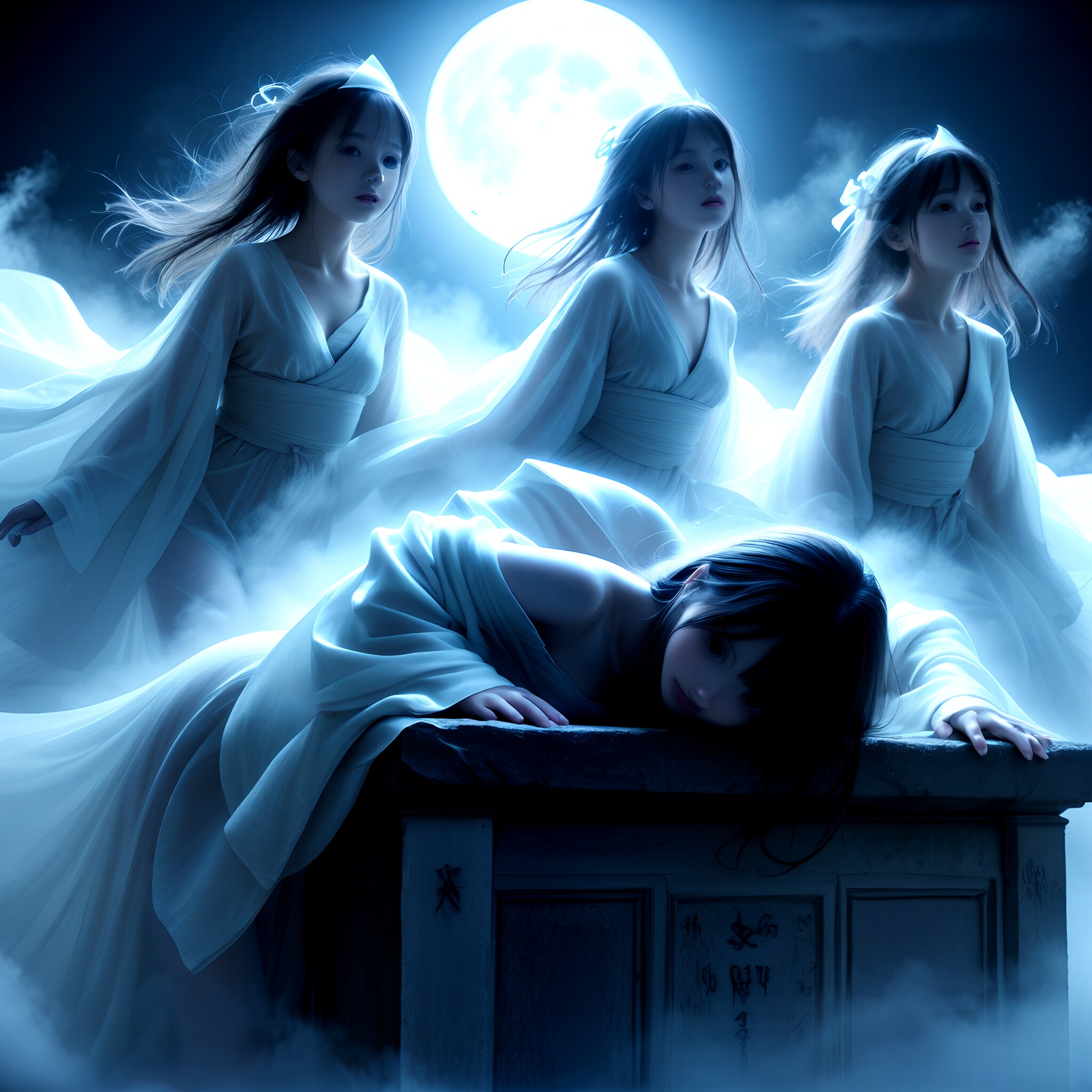 幽霊 | の人気AIイラスト・グラビア