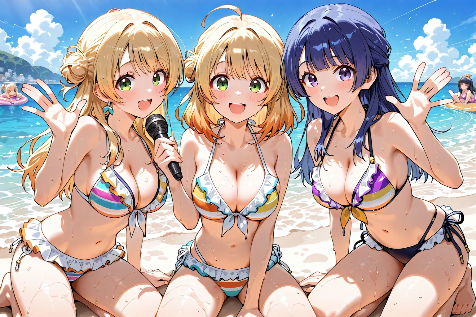 海岸からの、レポートです。