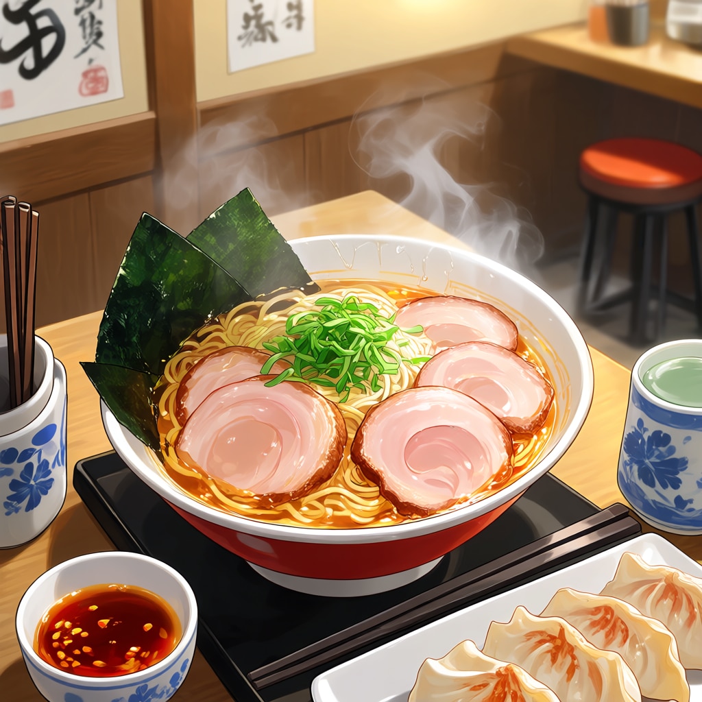 ラーメンと餃子