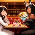 いわしまんさん家のミアさん誕生日お祝いFA 2枚目
