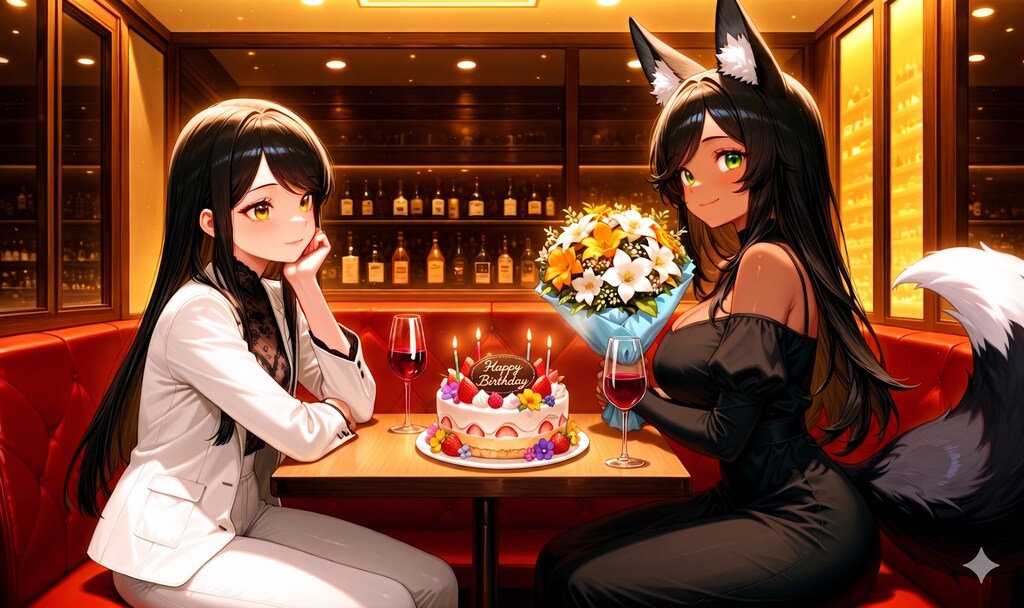 いわしまんさん家のミアさん誕生日お祝いFA