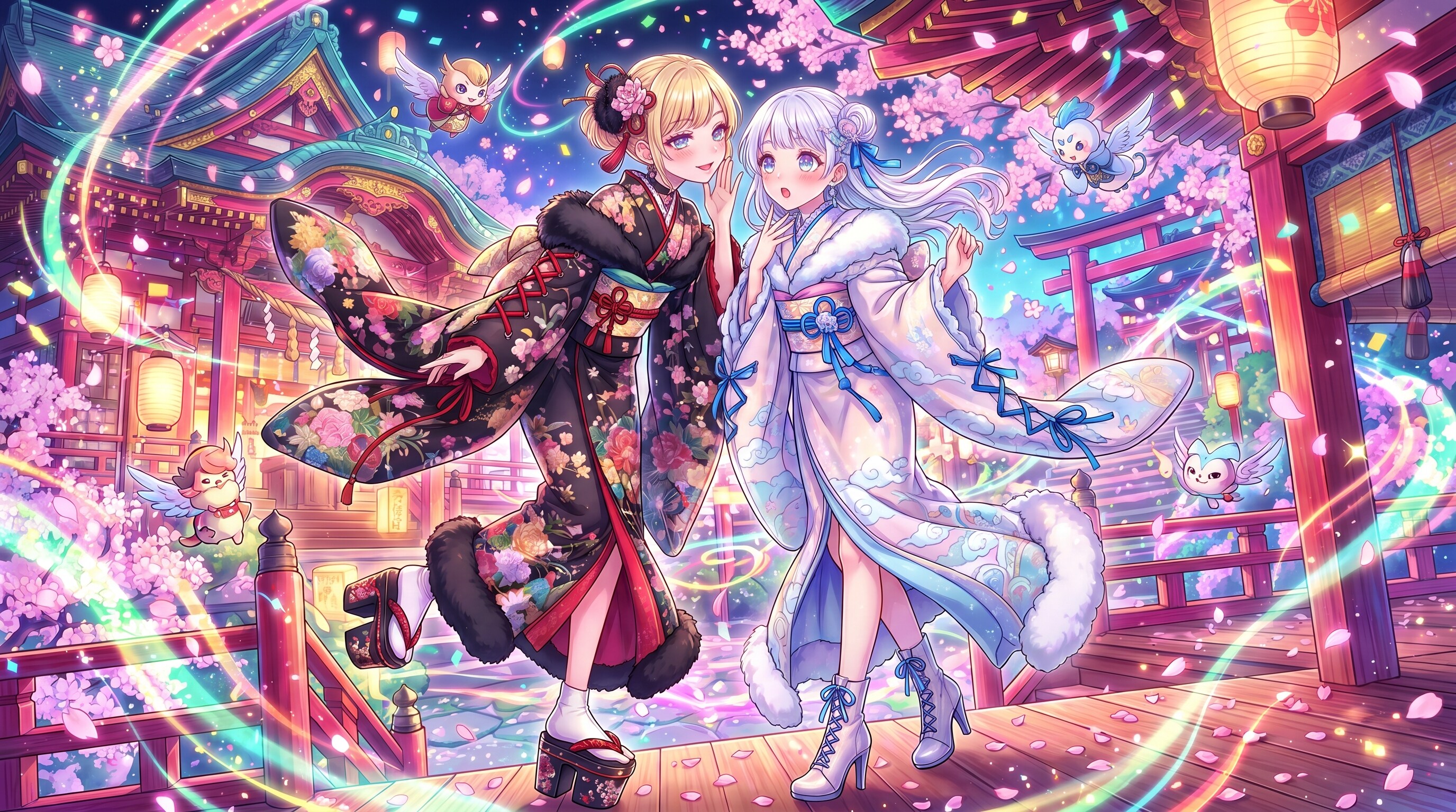 蒼紅双花の囁契