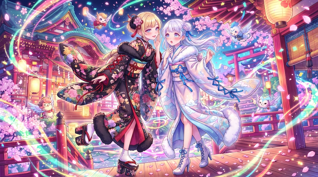 蒼紅双花の囁契
