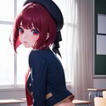 ベレー帽の少女 4枚目