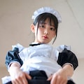 パンツ見せてくれるメイドさん 8枚目