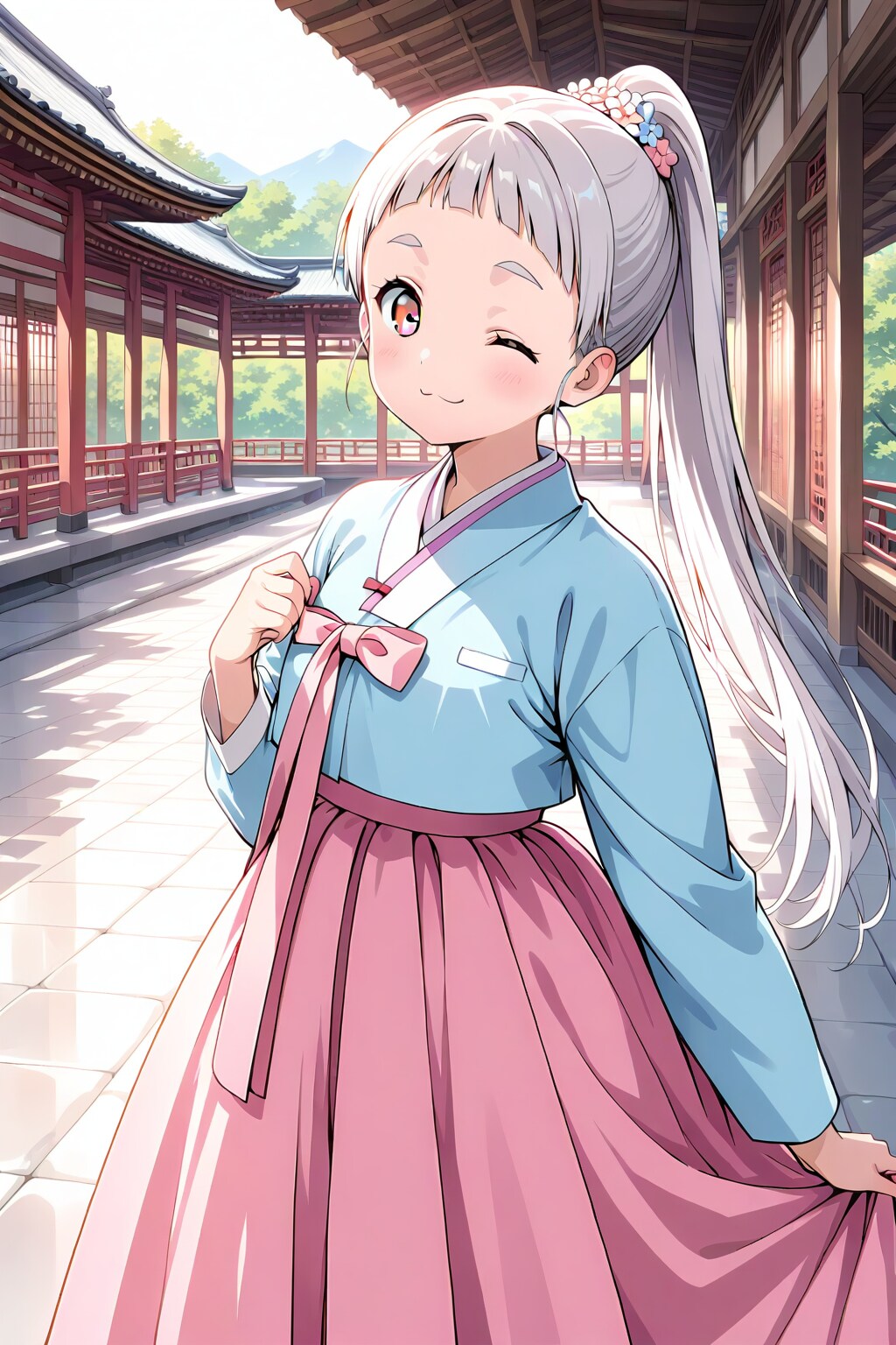 韓服だそうで