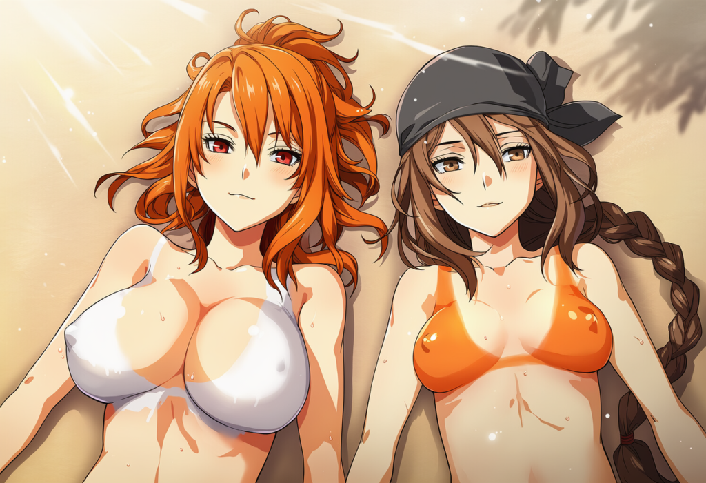 海とペイント水着です！