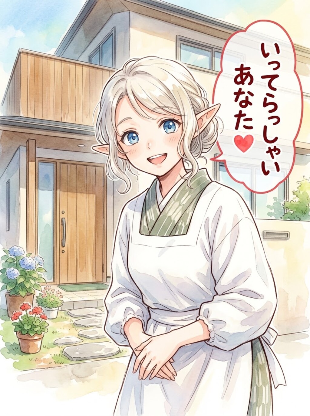 いってらっしゃい あなた❤️
