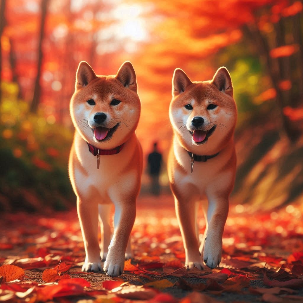 兄弟の秋の旅　～２匹の旅はどこまでも～