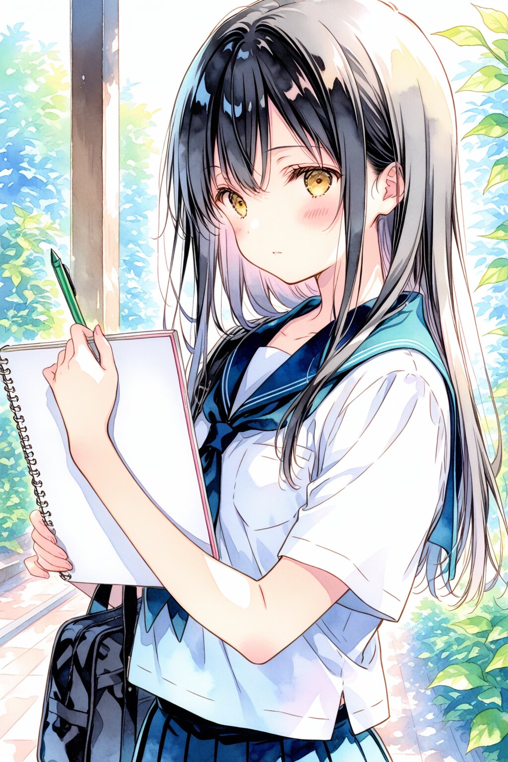 スケッチ少女 | の人気AIイラスト・グラビア