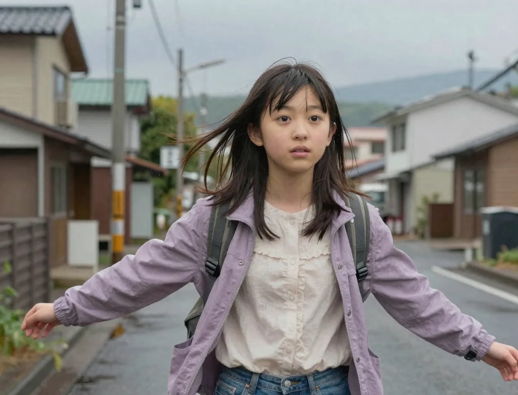 冒険する女の子　１