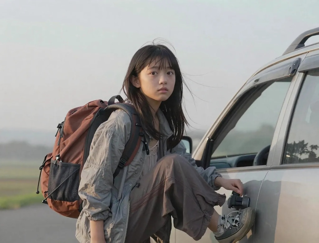 冒険する女の子　１