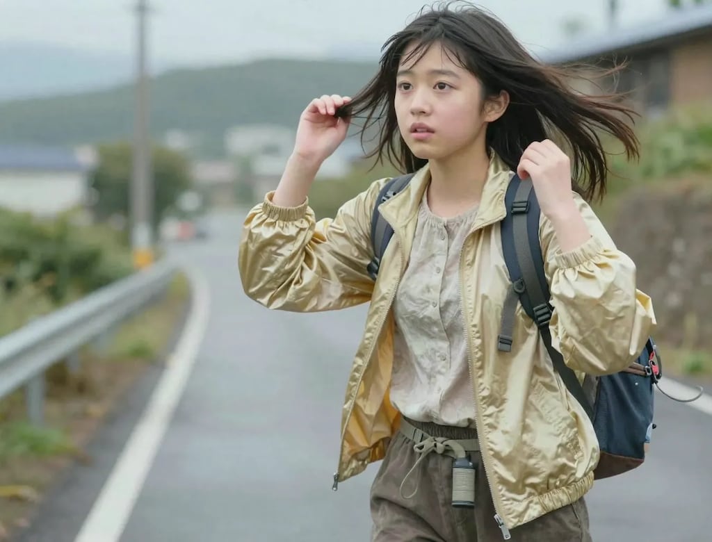 冒険する女の子　１