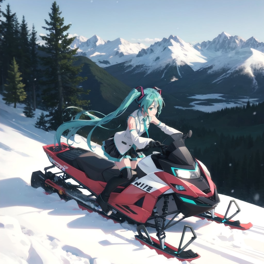 ❄️初音ミク、急降下いきまーす！