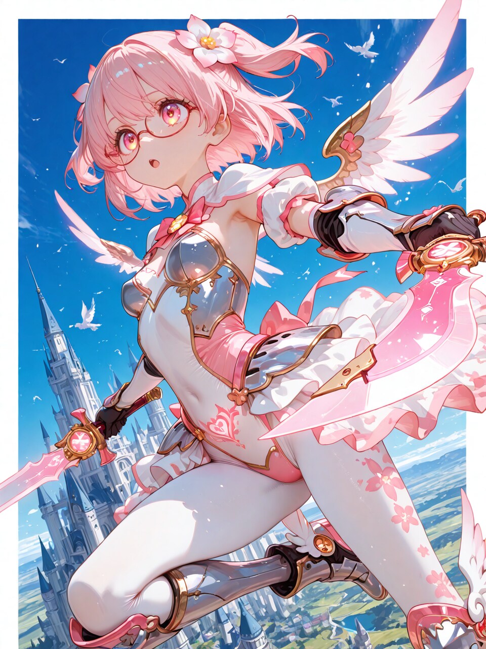 魔法剣士少女
