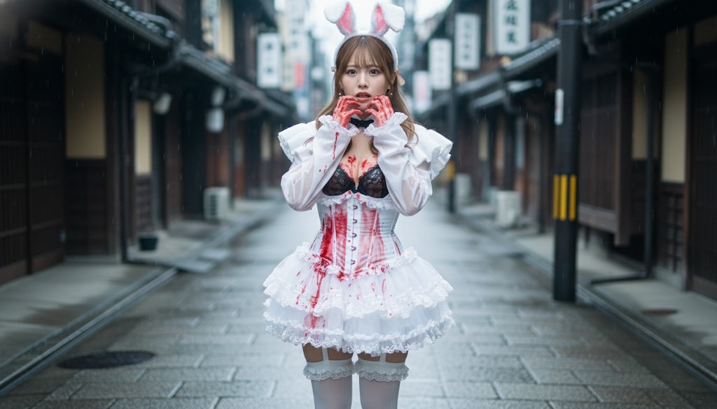 あわわ…透けちゃいます…！