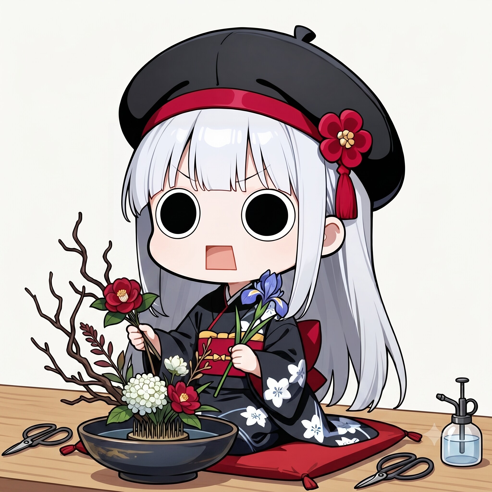 生け花えらいこっちゃ嬢