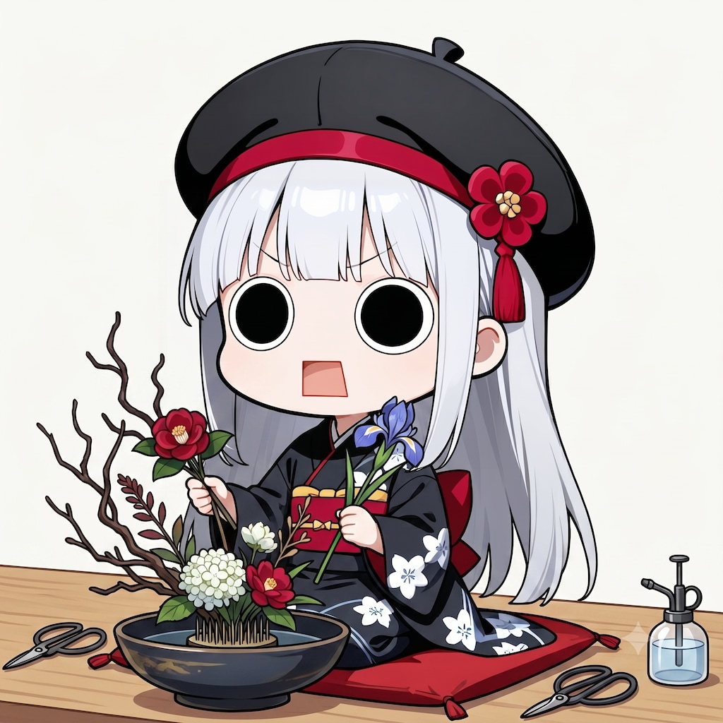 生け花えらいこっちゃ嬢