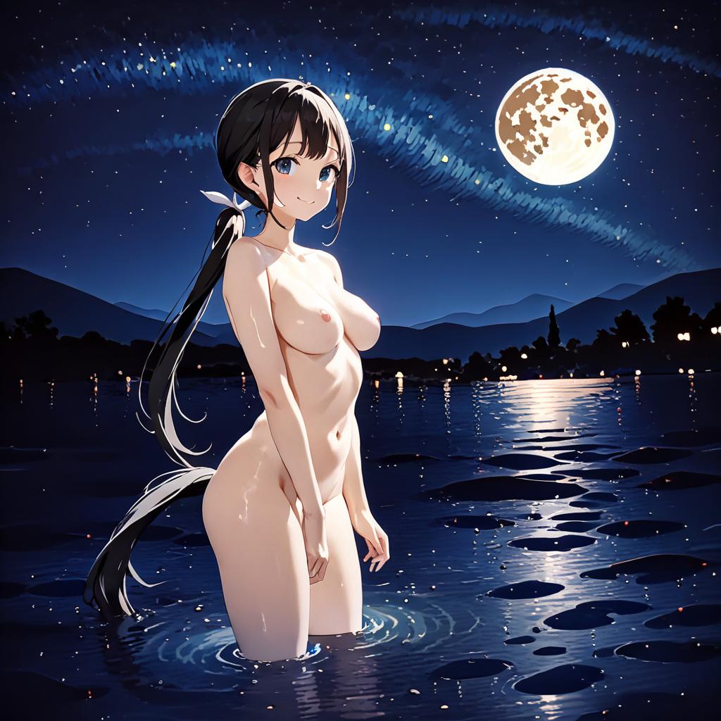 夜の海