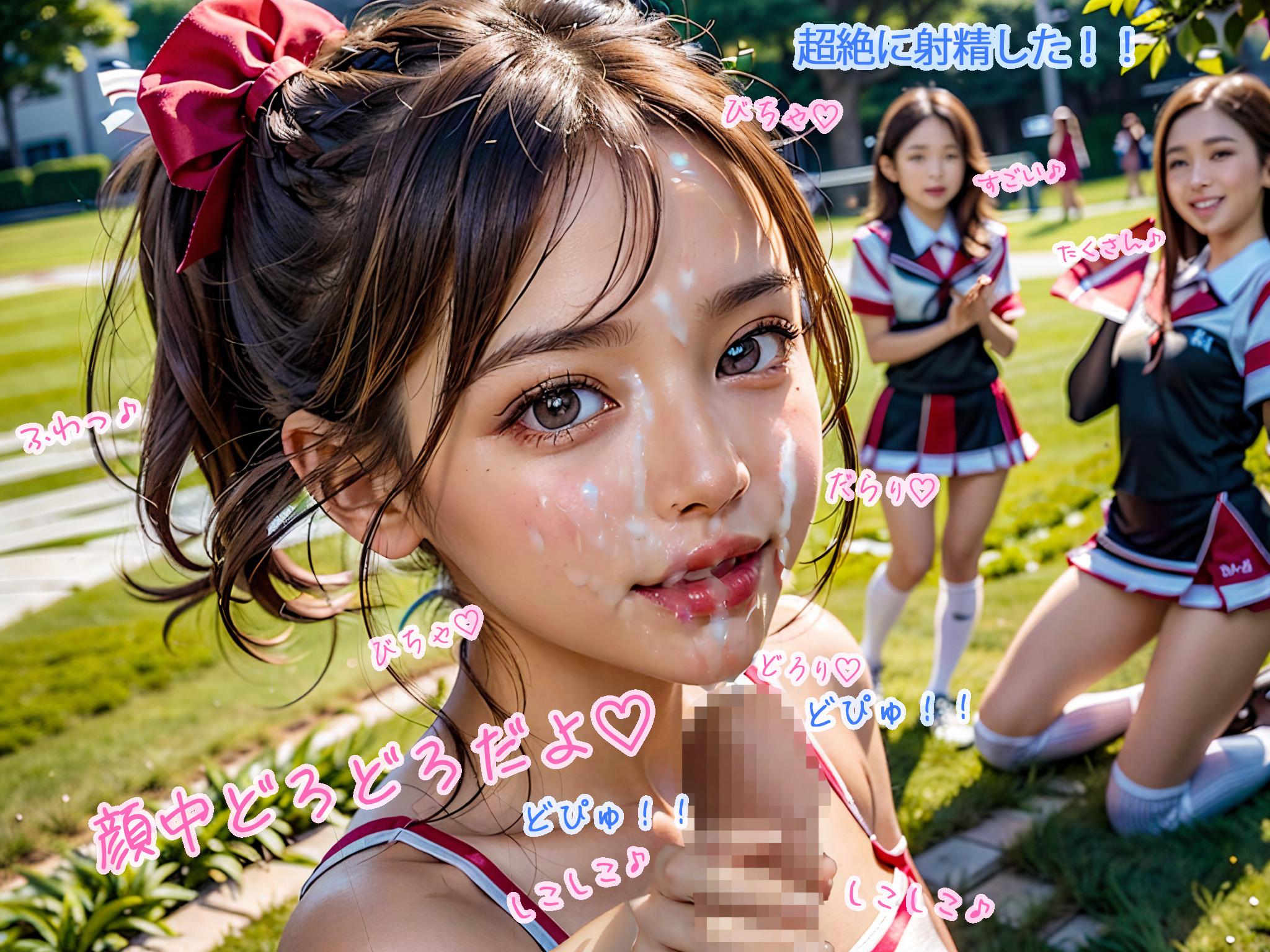 最強美少女に手こき顔射💕💕