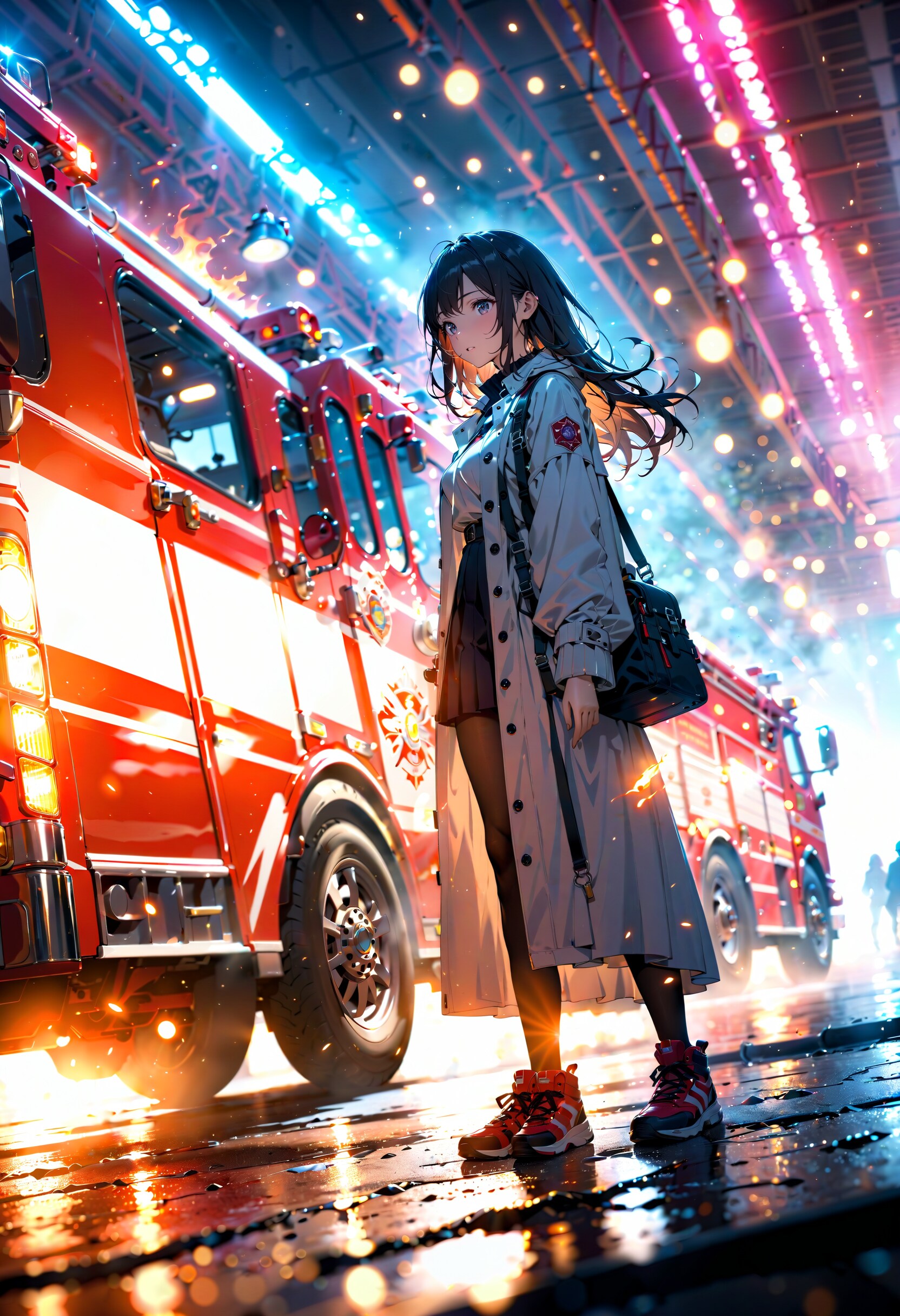 今日は消防車の日　その２ | の人気AIイラスト・グラビア