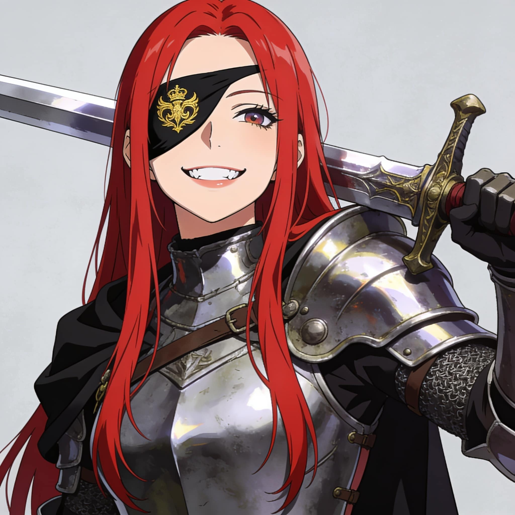 眼帯女騎士 | の人気AIイラスト・グラビア