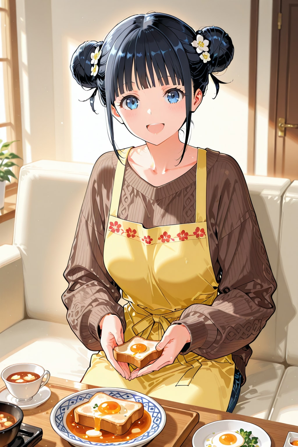 おだんごちゃん🍡✨と朝ごはん🍚✨　2/8