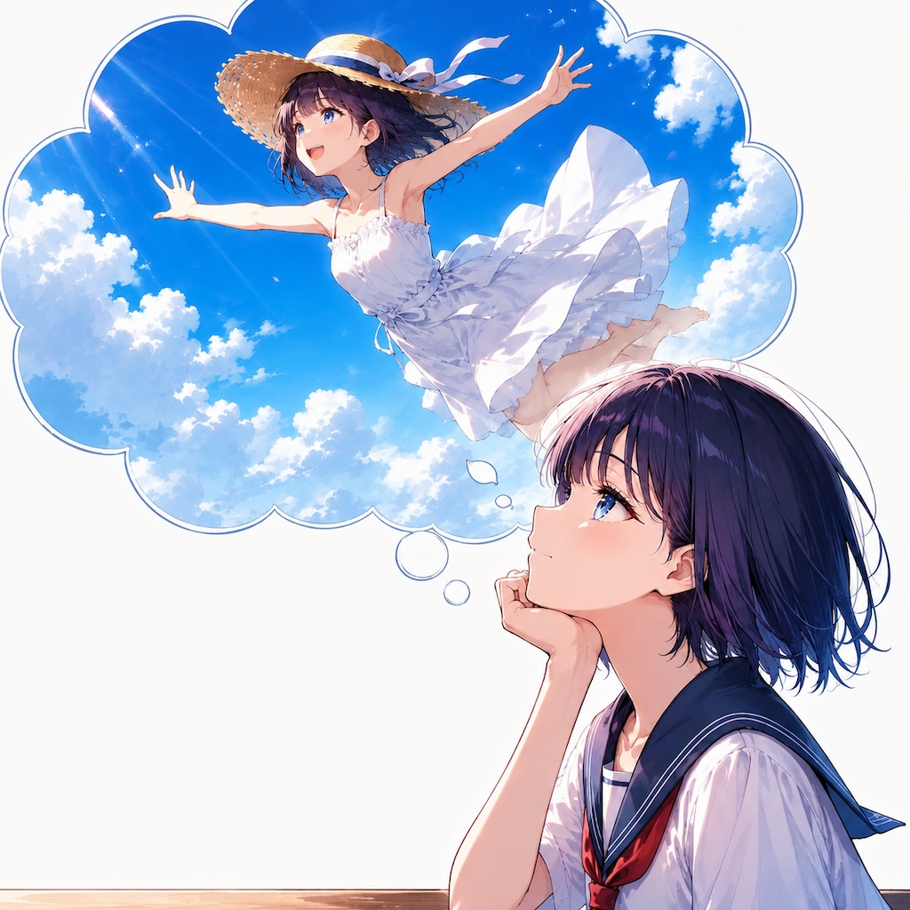 ワンピースで空を翔ぶ