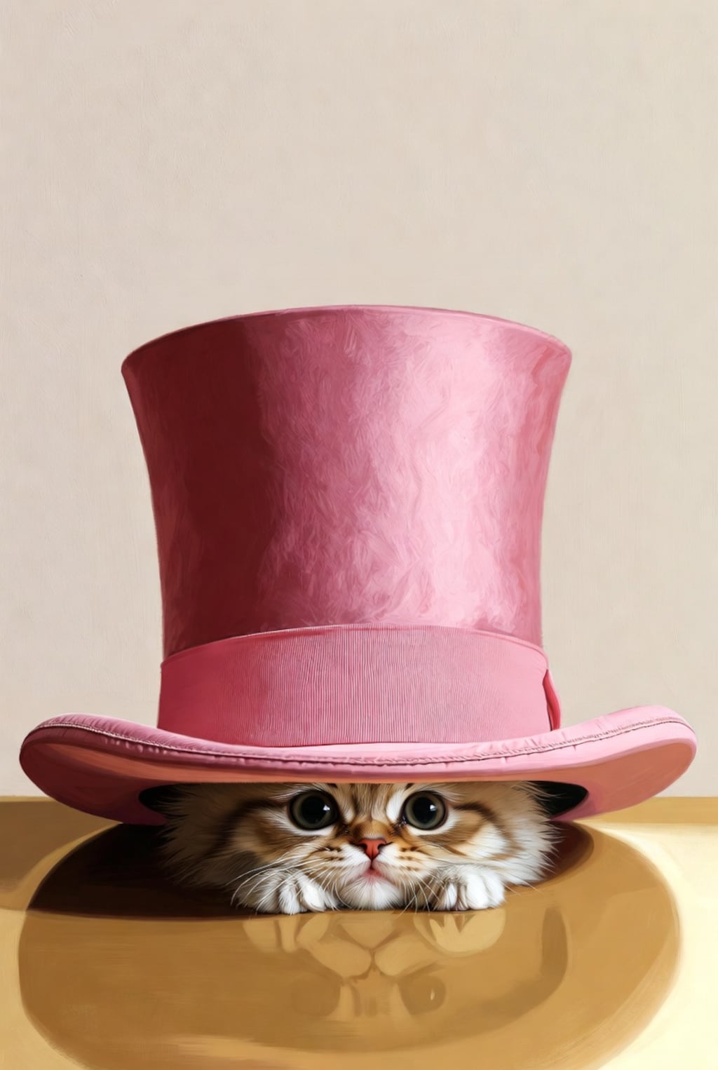 シルクハットと猫