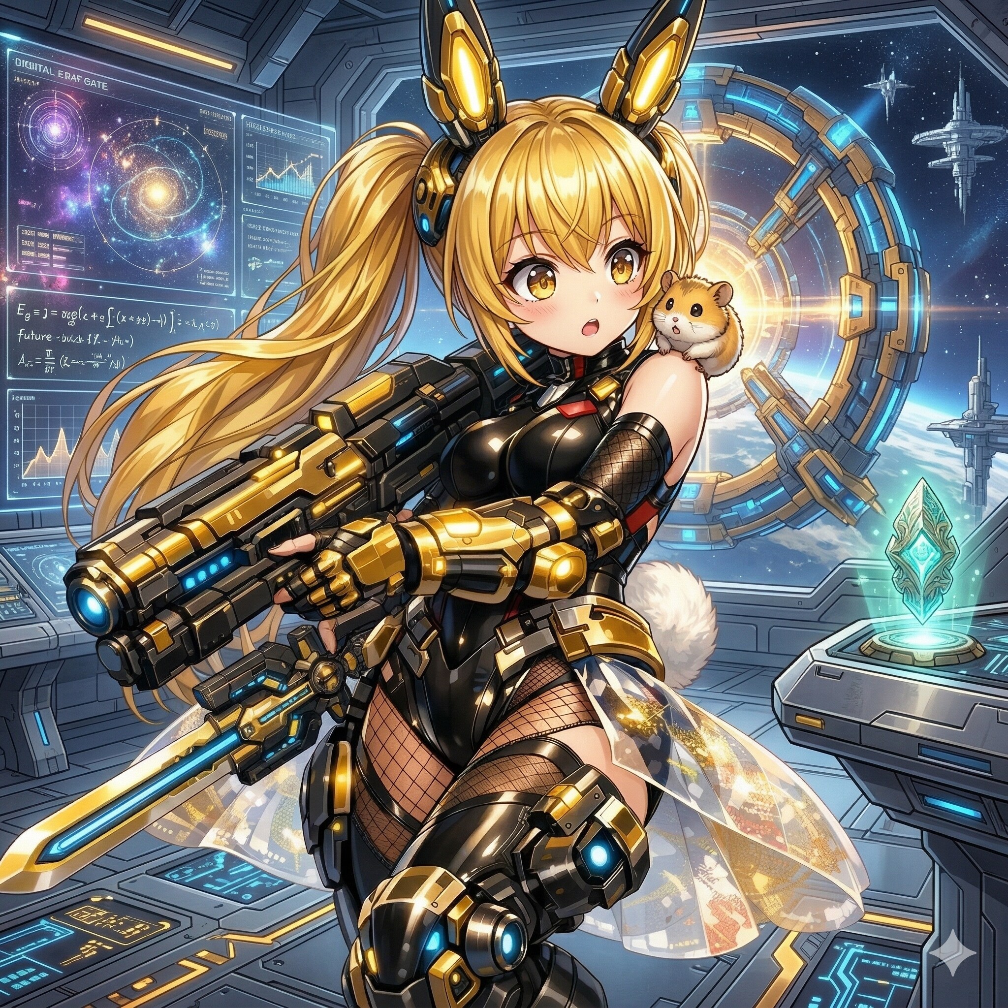 [がぞうください] ソラ・ゴールデンラビットちゃんが何かを見つけたようです | の人気AIイラスト・グラビア