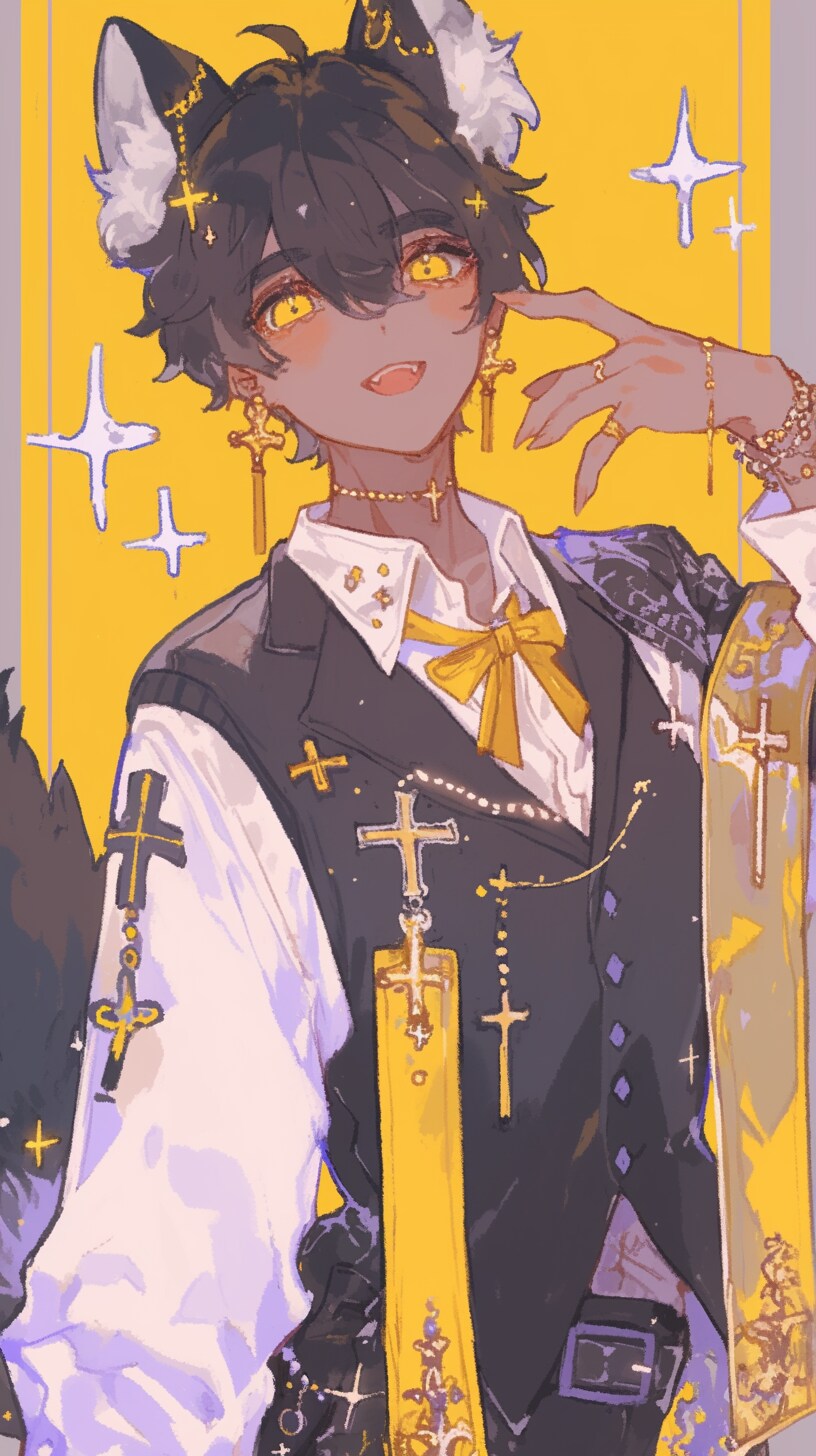 十字架の青年 | の人気AIイラスト・グラビア