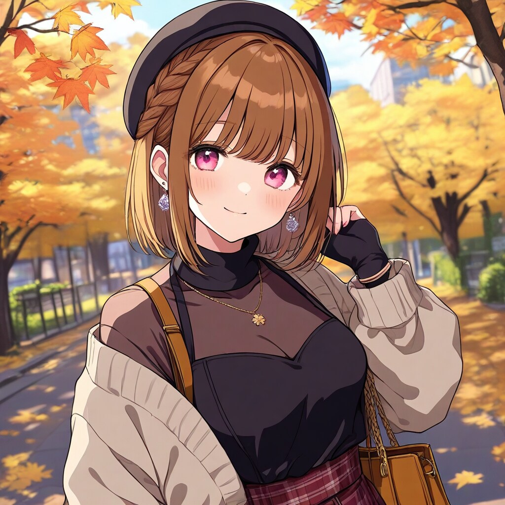 ファッションの秋を先取り | の人気AIイラスト・グラビア