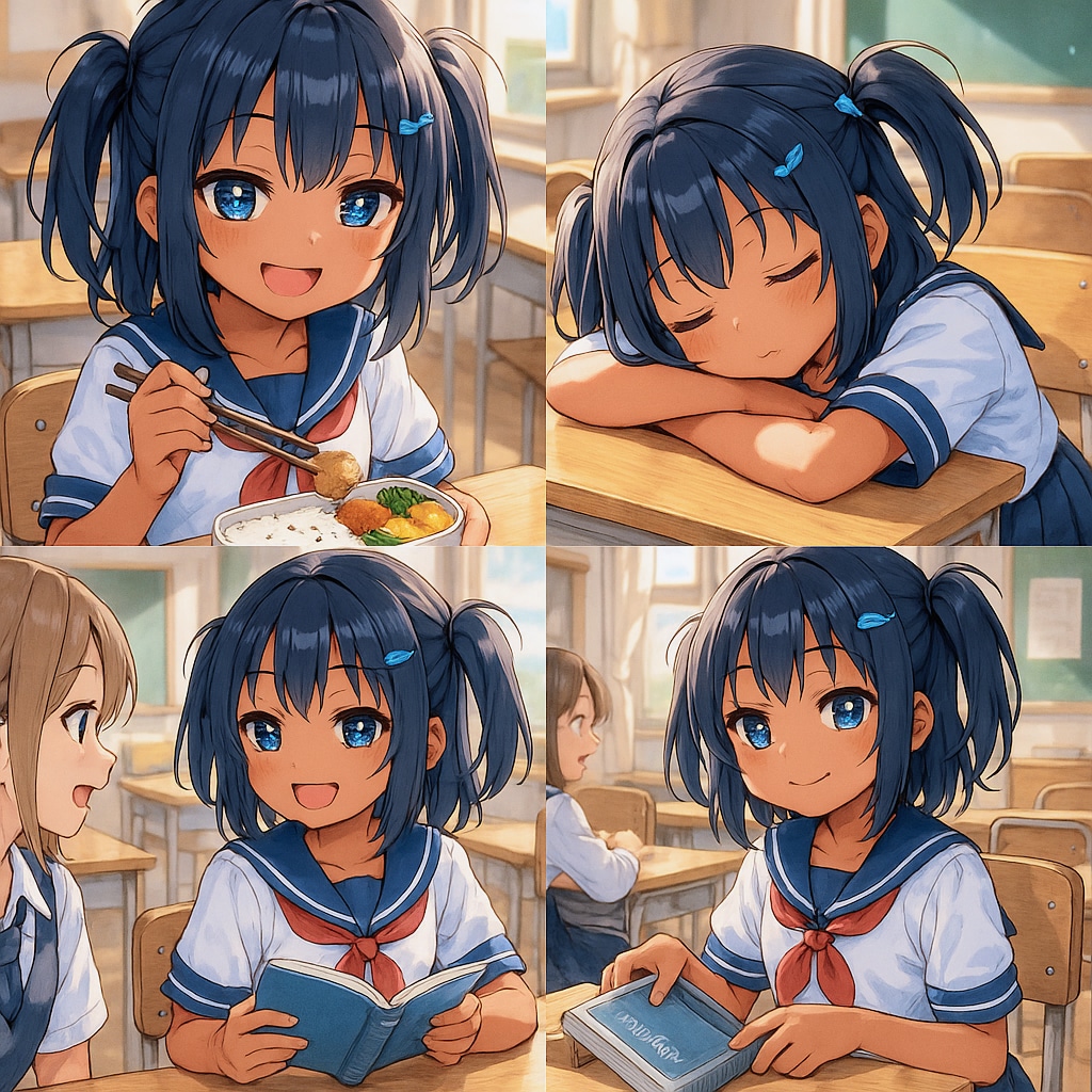 休憩時間のこなつちゃん