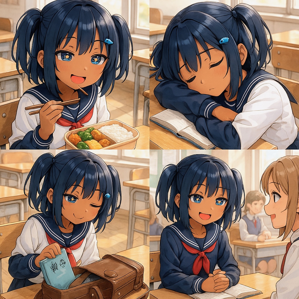 休憩時間のこなつちゃん