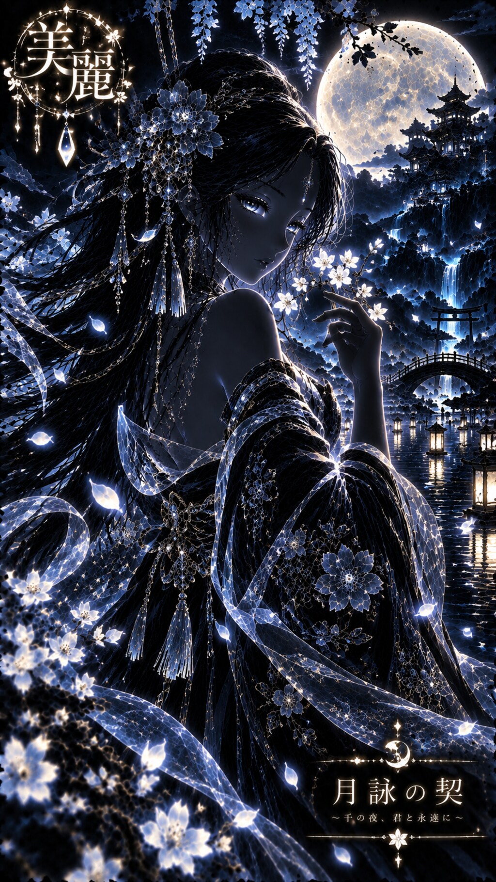 Beautiful Silhouette Art & Glowing Line Art / 美麗影絵・発光ラインアート #patreon #ChatGPT #customGPT #GPTs #美麗 #