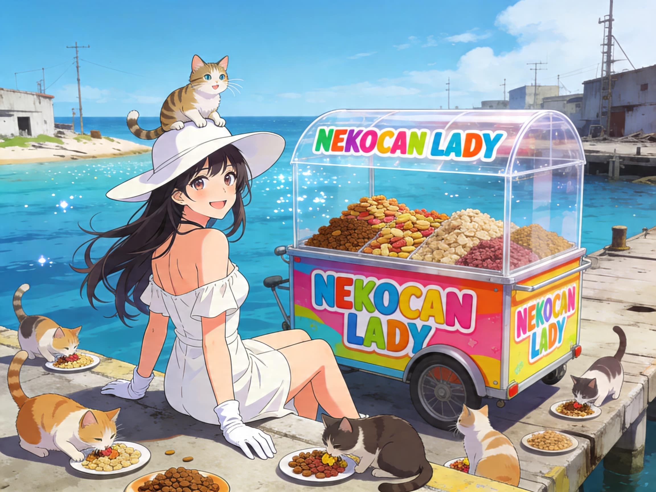 猫島 | の人気AIイラスト・グラビア