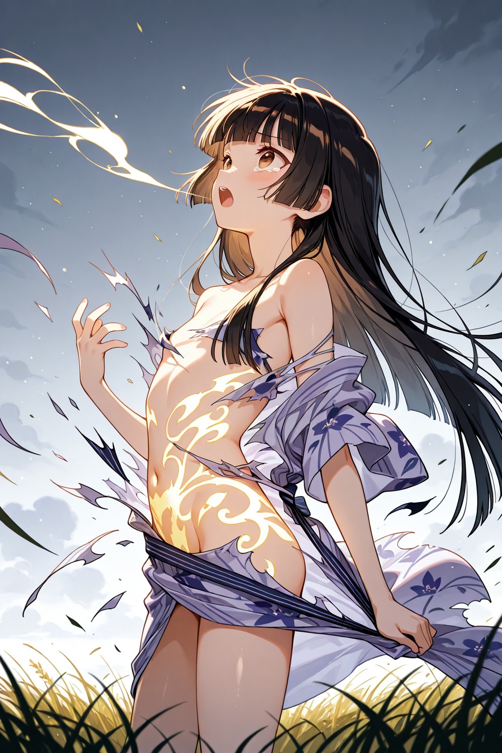 紫咲築子の変身3_衣服の行方