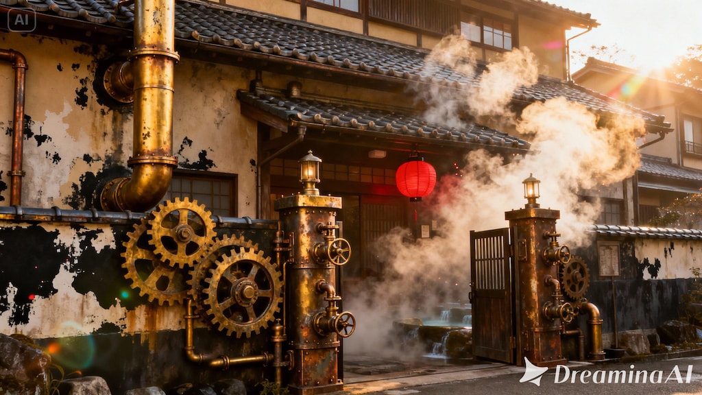 スチームパンクな温泉旅館