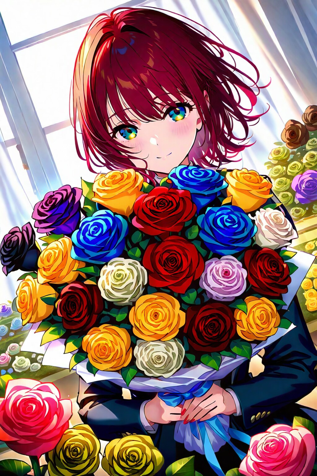 感謝の気持ちを薔薇に込めて